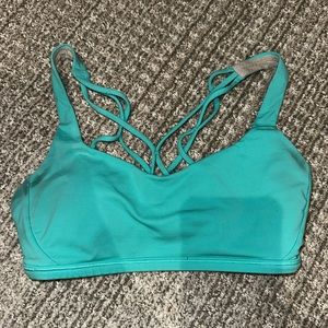 Lululemon Teal Free to Be Sports Bra